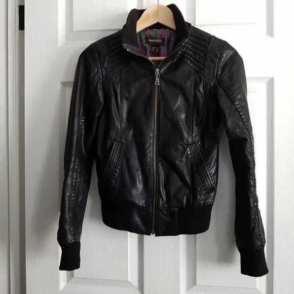 Danier Genuine Leather Biker Jacket - Picture 1 of 14